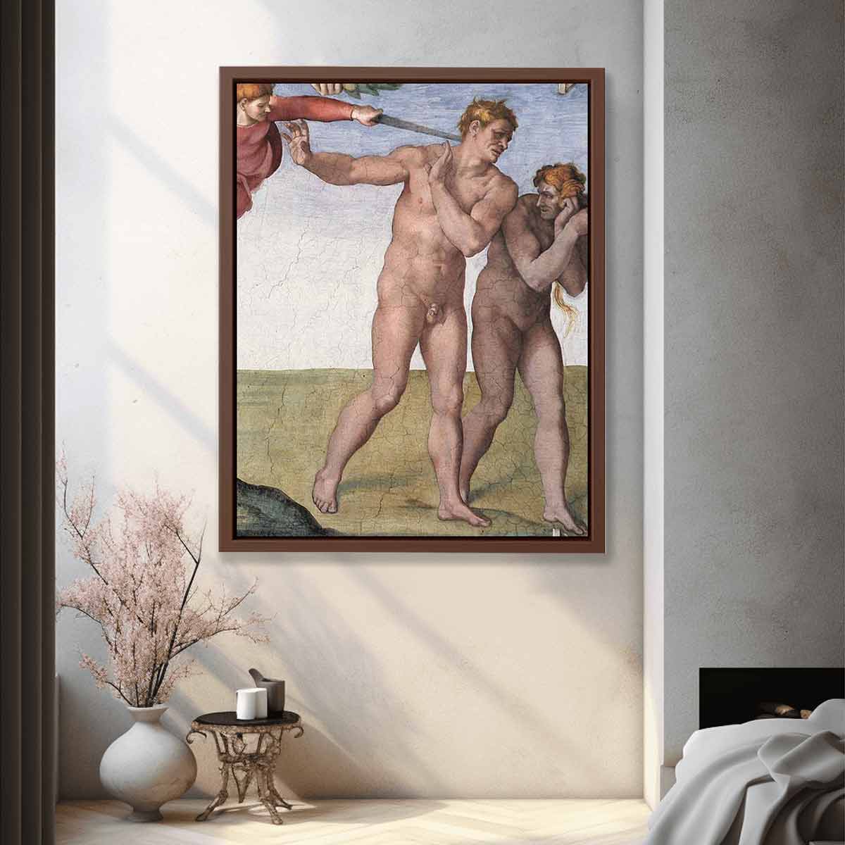 Expulsion from Garden of Eden By Michelangelo Buonarroti