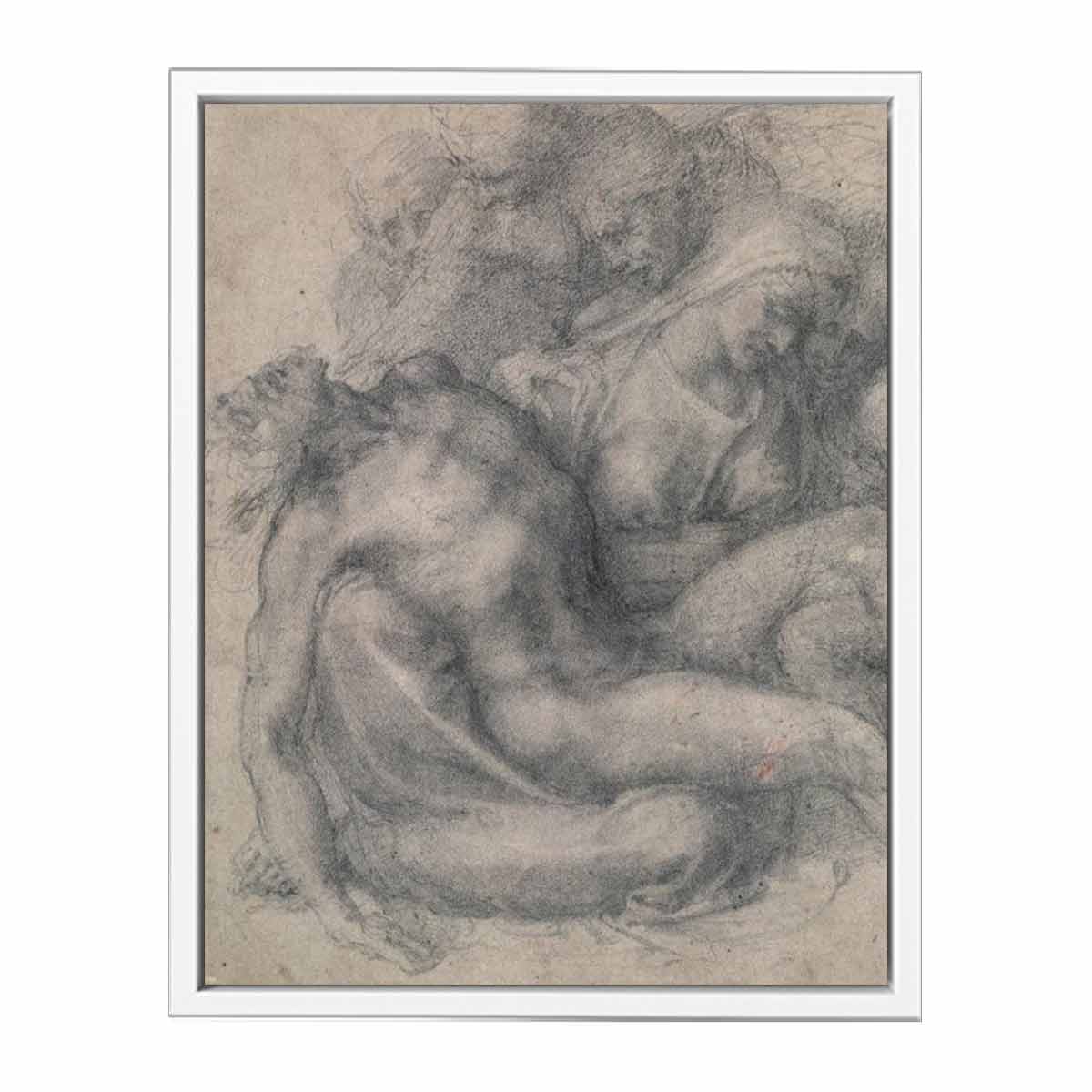 The Lamentation of Christ (recto) By Michelangelo Buonarroti