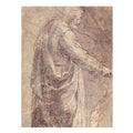 Male Figure after Masaccio, Arm Studies (recto) By Michelangelo Buonarroti
