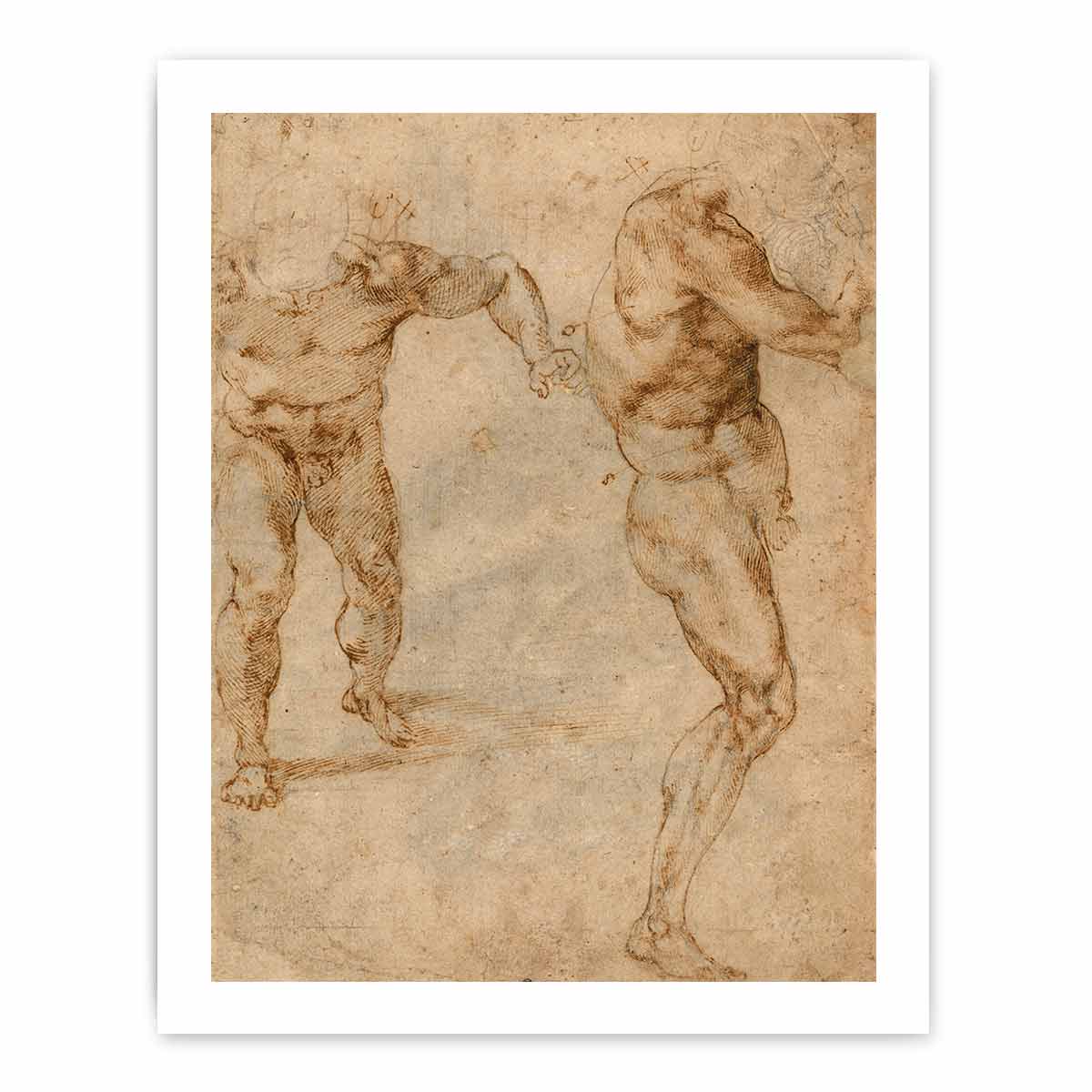 Two Nude Studies (recto)