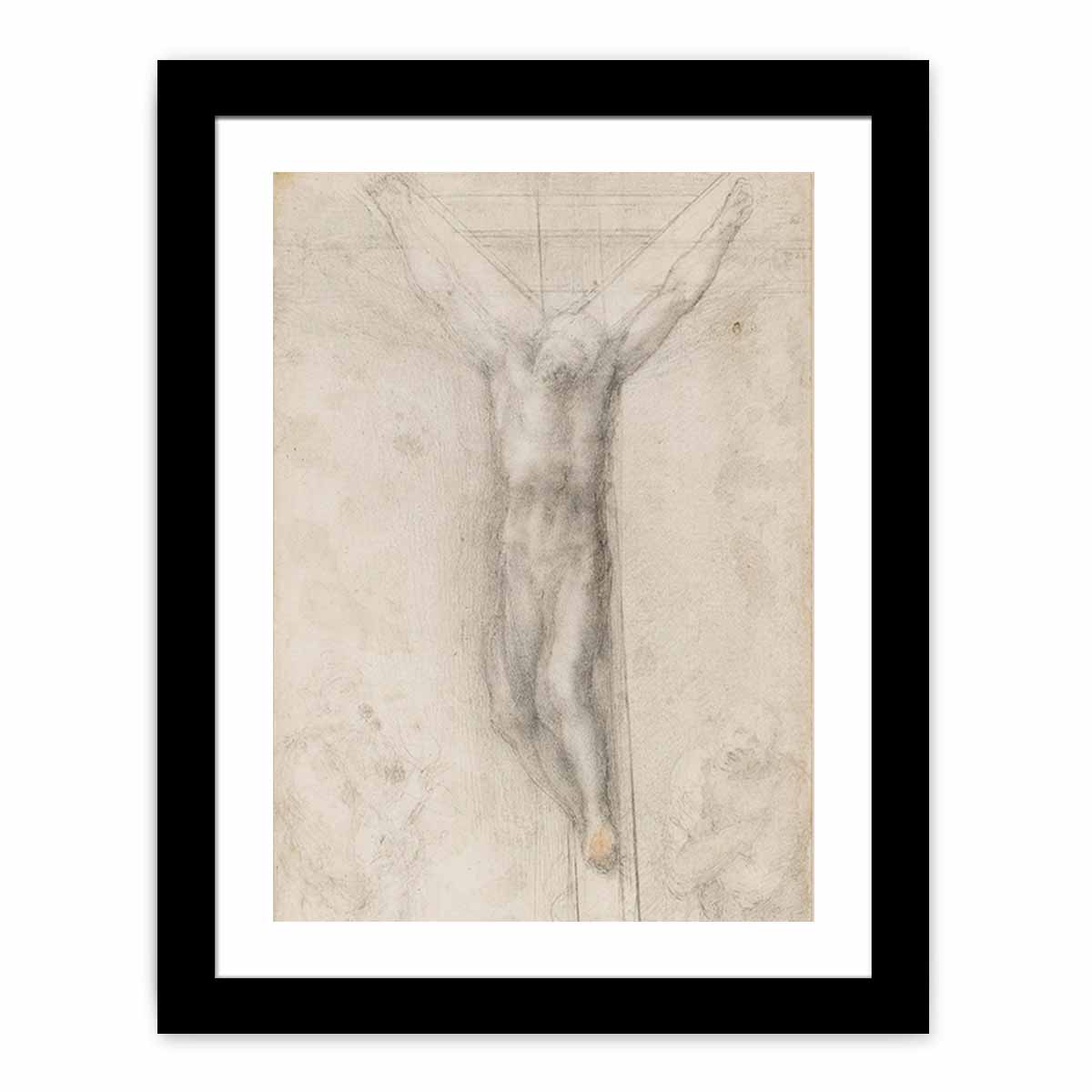 Christ on the Cross with the Virgin and St John (recto)