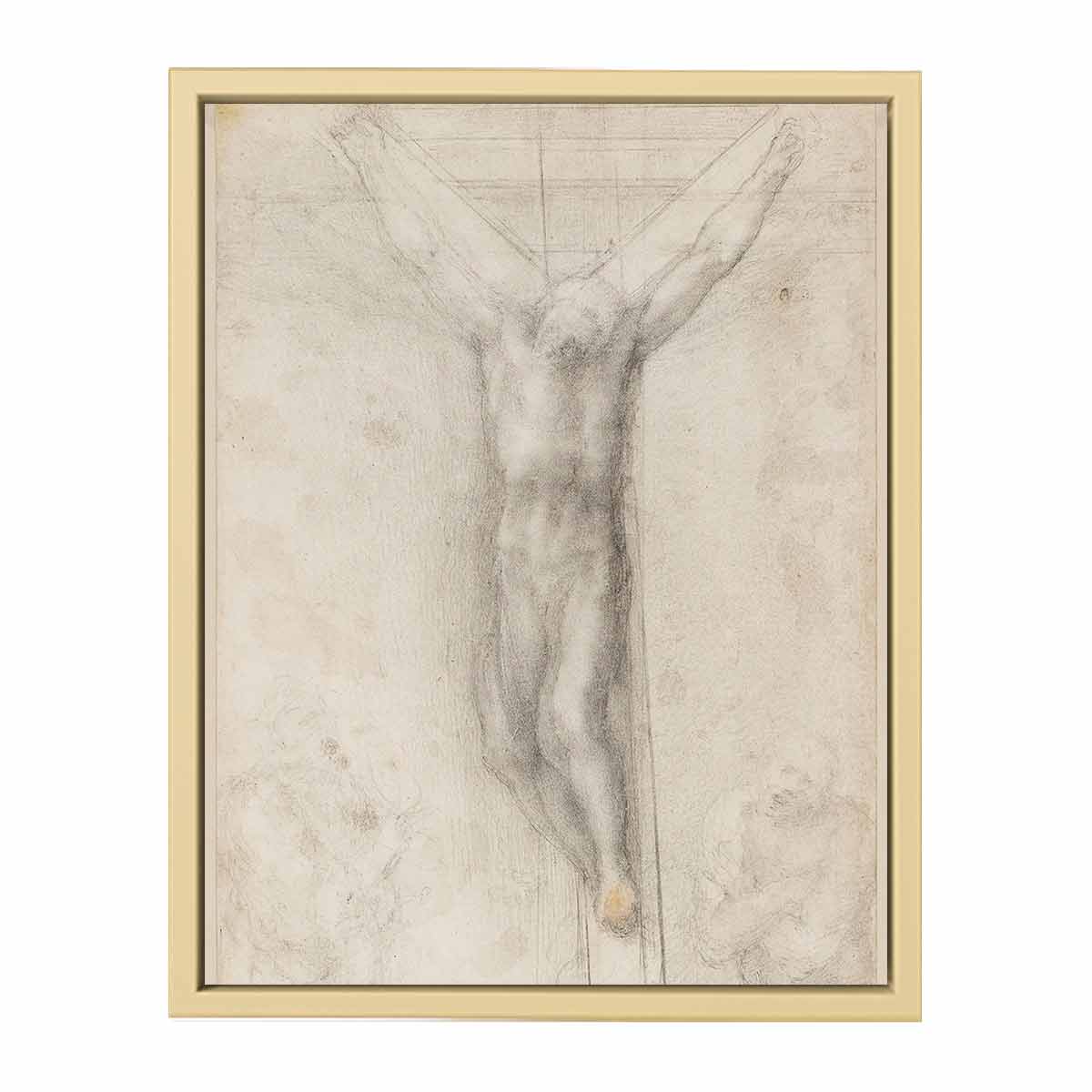 Christ on the Cross with the Virgin and St John (recto)