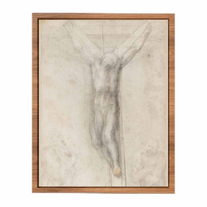 Christ on the Cross with the Virgin and St John (recto) By Michelangelo Buonarroti