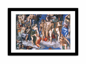 The Last Judgment (detail) By Michelangelo Buonarroti