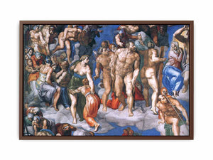 The Last Judgment (detail) By Michelangelo Buonarroti