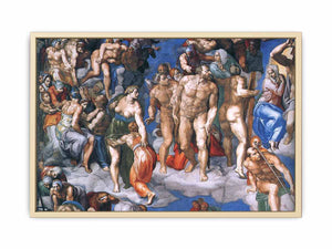 The Last Judgment (detail) By Michelangelo Buonarroti