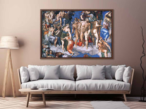 The Last Judgment (detail) By Michelangelo Buonarroti