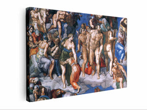 The Last Judgment (detail) By Michelangelo Buonarroti