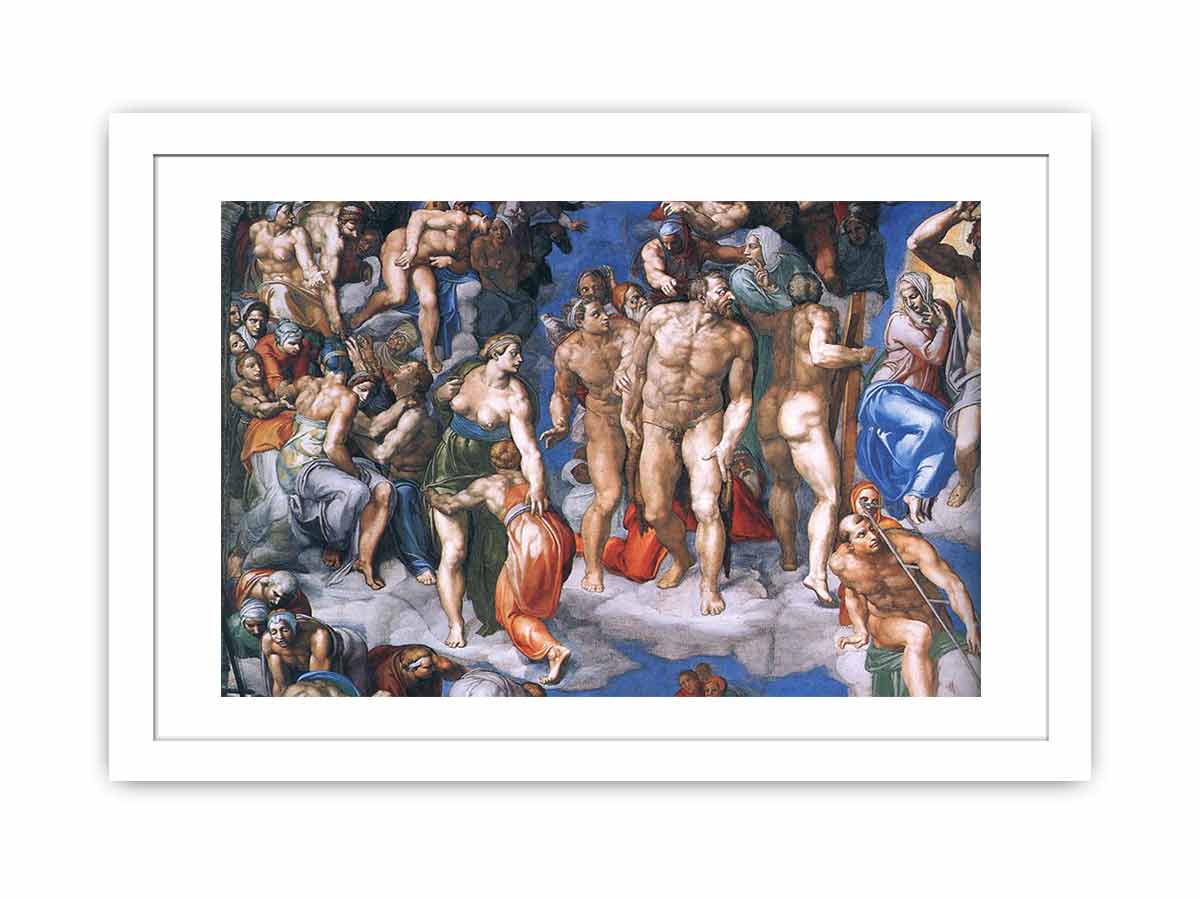 The Last Judgment (detail) By Michelangelo Buonarroti