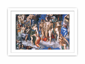 The Last Judgment (detail) By Michelangelo Buonarroti