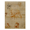 Male Upper Body with Folded Hands (verso)