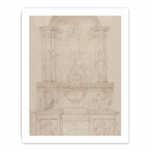 Project for a Wall Tomb for Pope Julius II