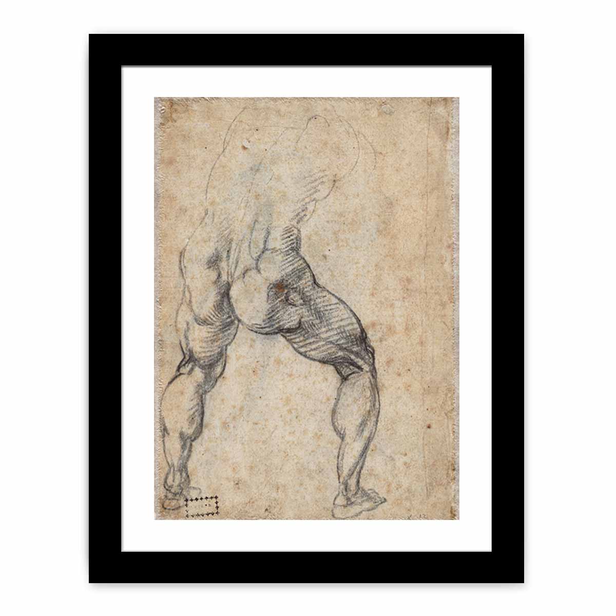 Male Nude, Seen from the Rear (verso)