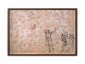 Study of Nude Figures By Michelangelo Buonarroti