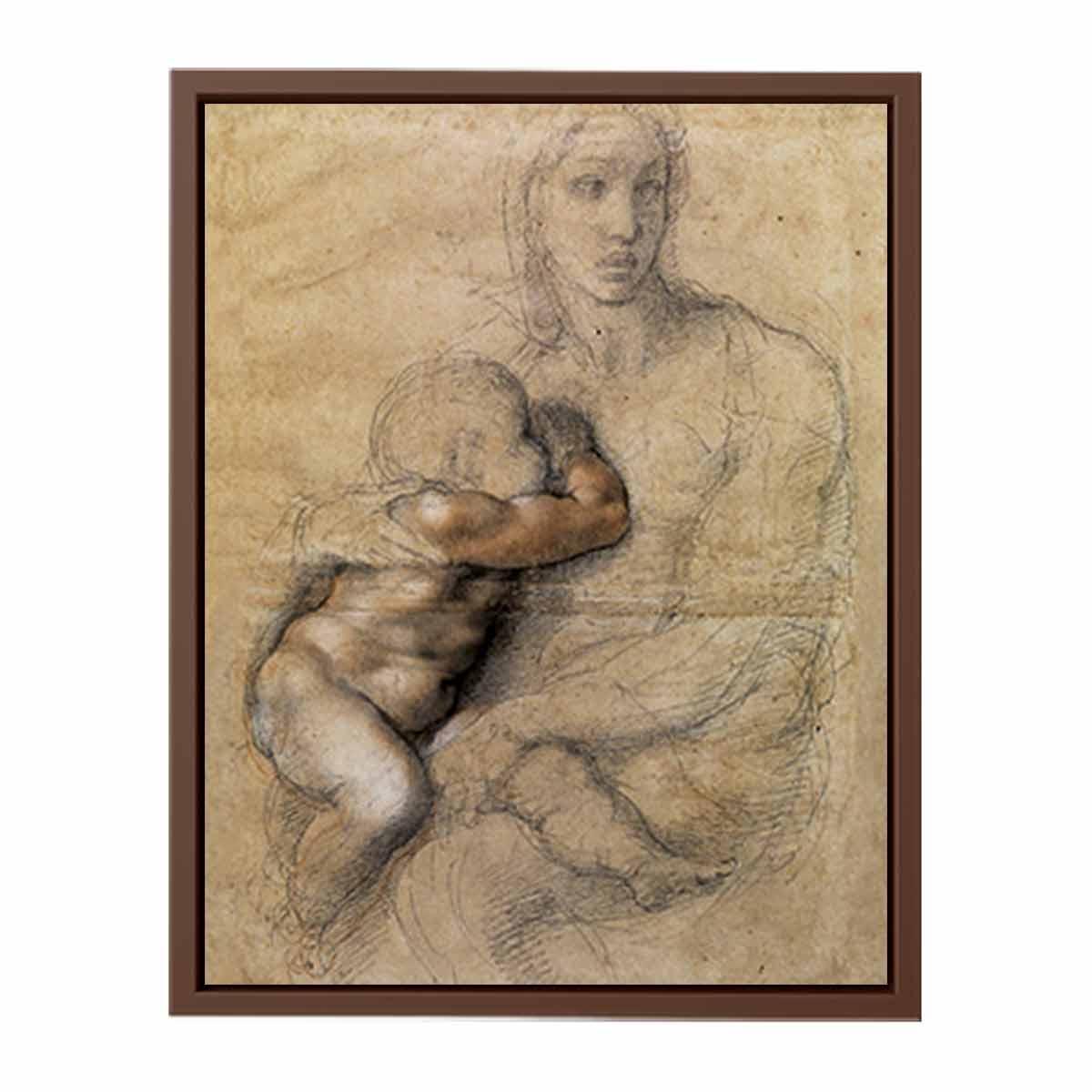 Madonna and Child 2 By Michelangelo Buonarroti