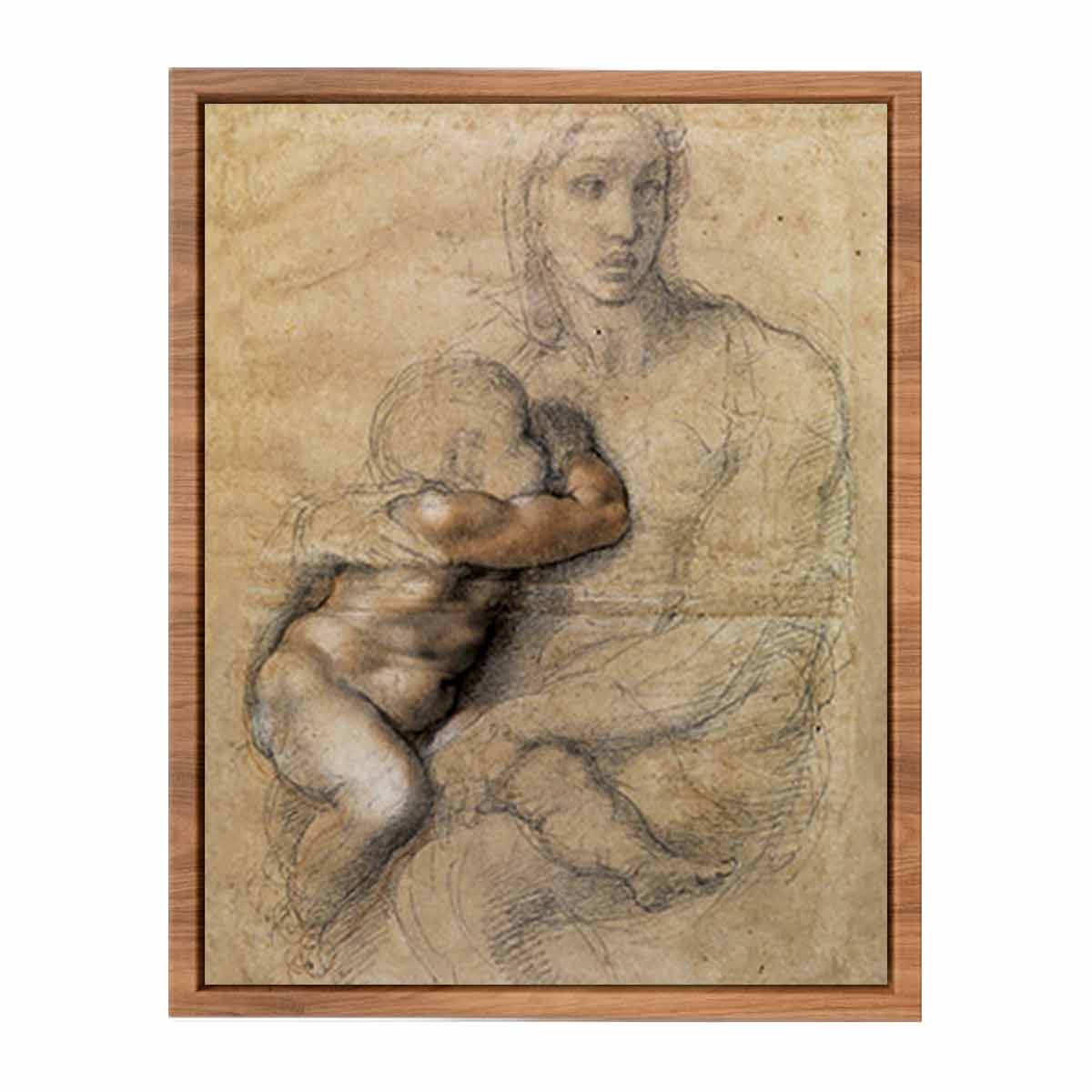 Madonna and Child 2 By Michelangelo Buonarroti