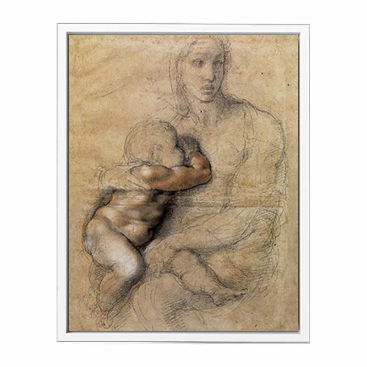 Madonna and Child 2 By Michelangelo Buonarroti