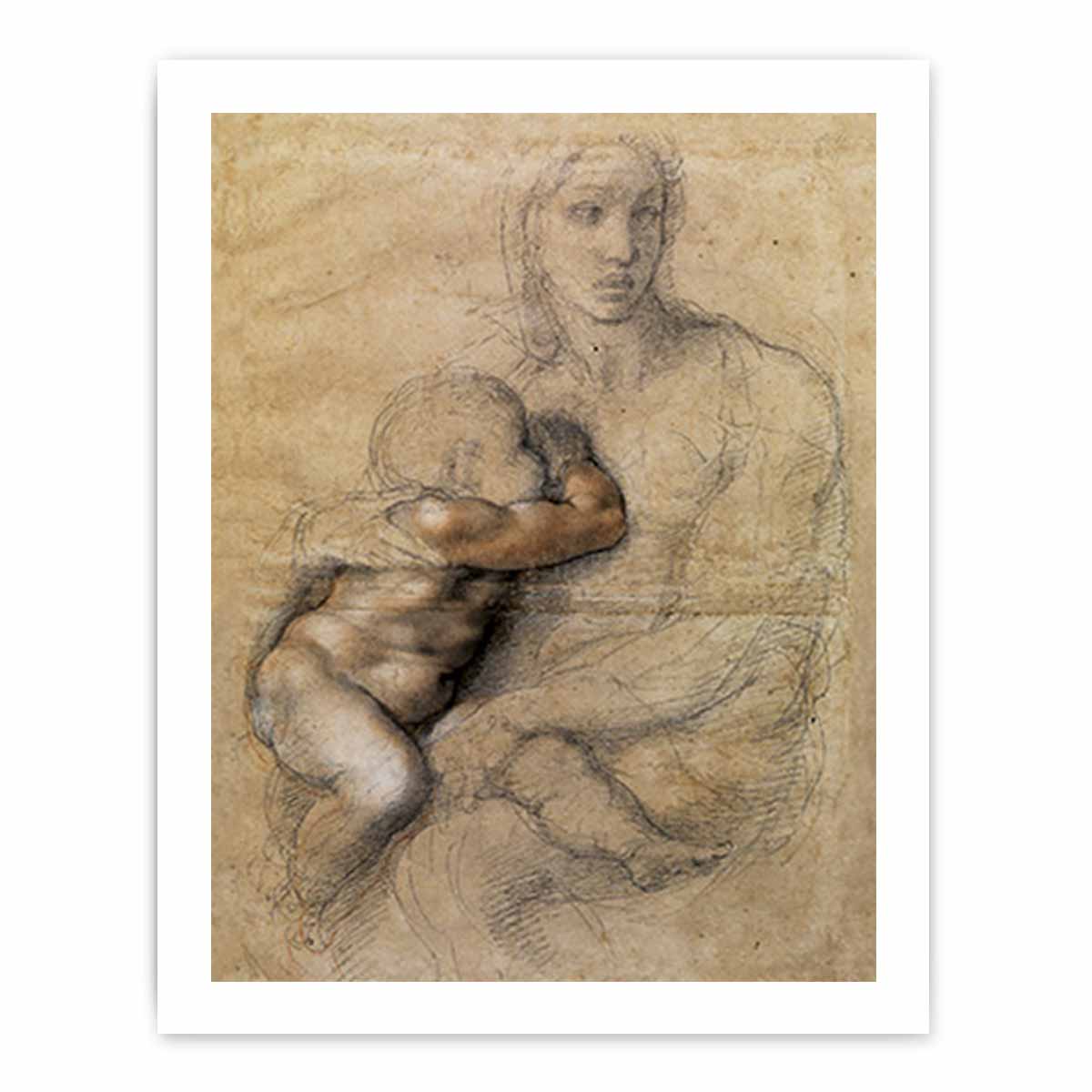 Madonna and Child 2 By Michelangelo Buonarroti