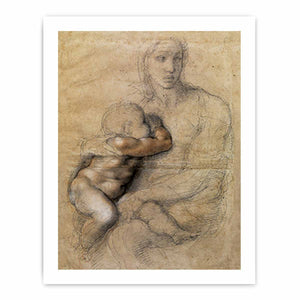 Madonna and Child 2 By Michelangelo Buonarroti