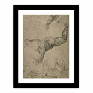 Studies for a Flying Angel (recto)