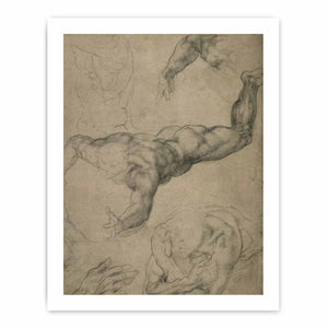 Studies for a Flying Angel (recto)