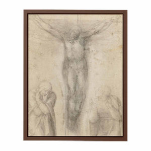 Christ on the Cross with the Virgin and St John 2 By Michelangelo Buonarroti