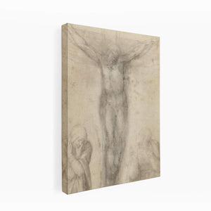 Christ on the Cross with the Virgin and St John 2 By Michelangelo Buonarroti