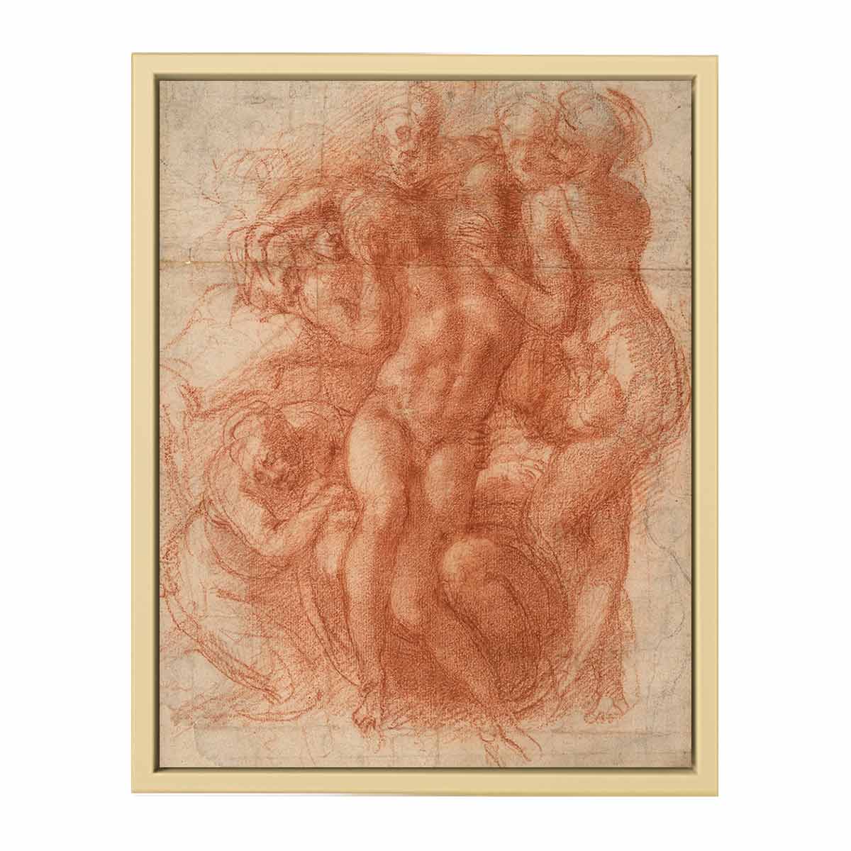 Lamentation (recto), c. 1530 By Michelangelo Buonarroti