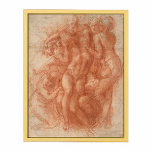 Lamentation (recto), c. 1530 By Michelangelo Buonarroti