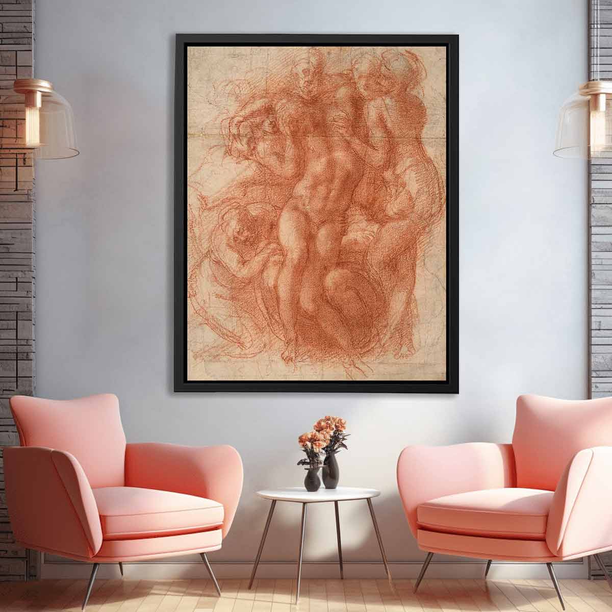 Lamentation (recto), c. 1530 By Michelangelo Buonarroti