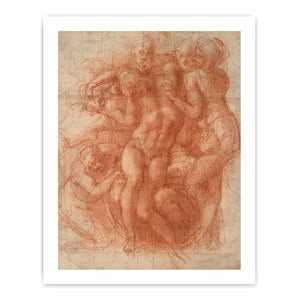Lamentation (recto), c. 1530 By Michelangelo Buonarroti