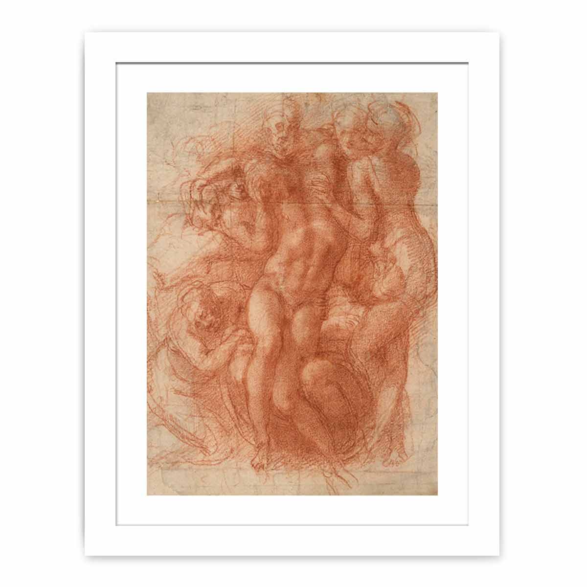Lamentation (recto), c. 1530 By Michelangelo Buonarroti