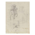 Horse with Two Riders (recto)