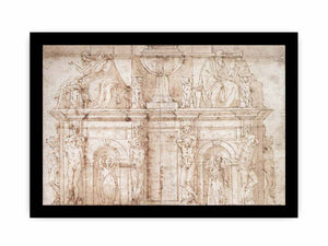 Michelangelo Buonarroti, 2nd design for Julius II tomb