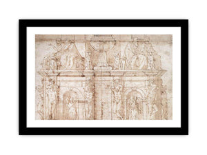 Michelangelo Buonarroti, 2nd design for Julius II tomb