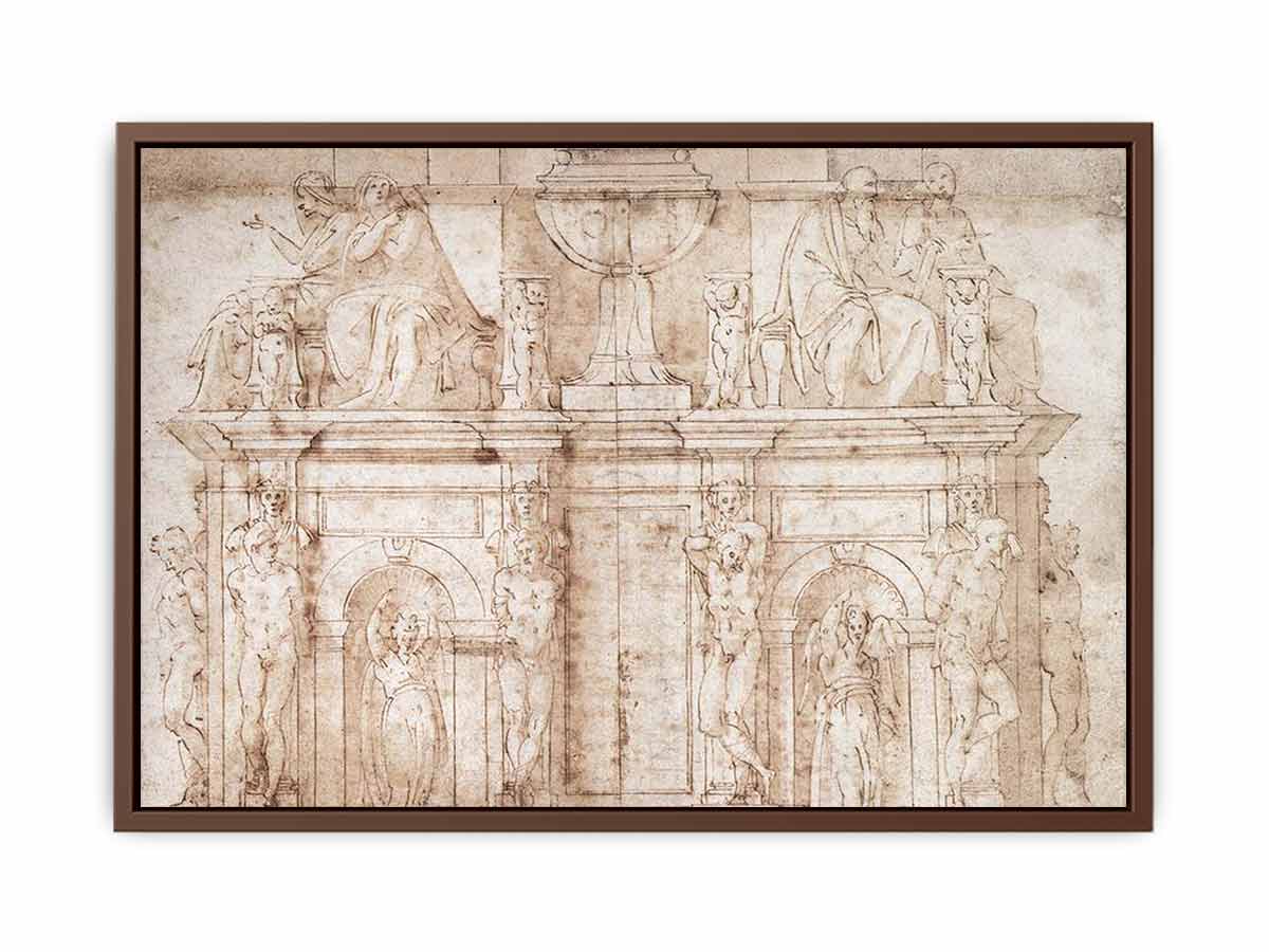 Michelangelo Buonarroti, 2nd design for Julius II tomb
