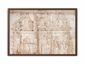 Michelangelo Buonarroti, 2nd design for Julius II tomb