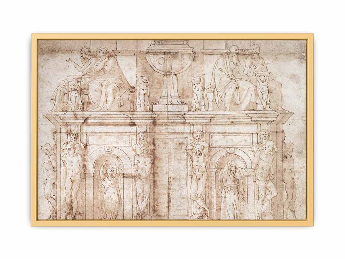Michelangelo Buonarroti, 2nd design for Julius II tomb