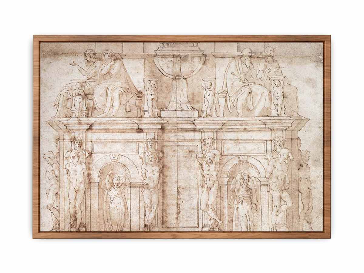 Michelangelo Buonarroti, 2nd design for Julius II tomb