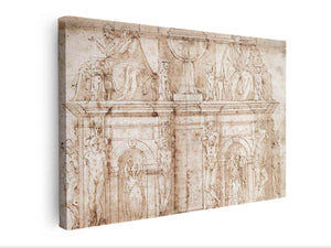 Michelangelo Buonarroti, 2nd design for Julius II tomb