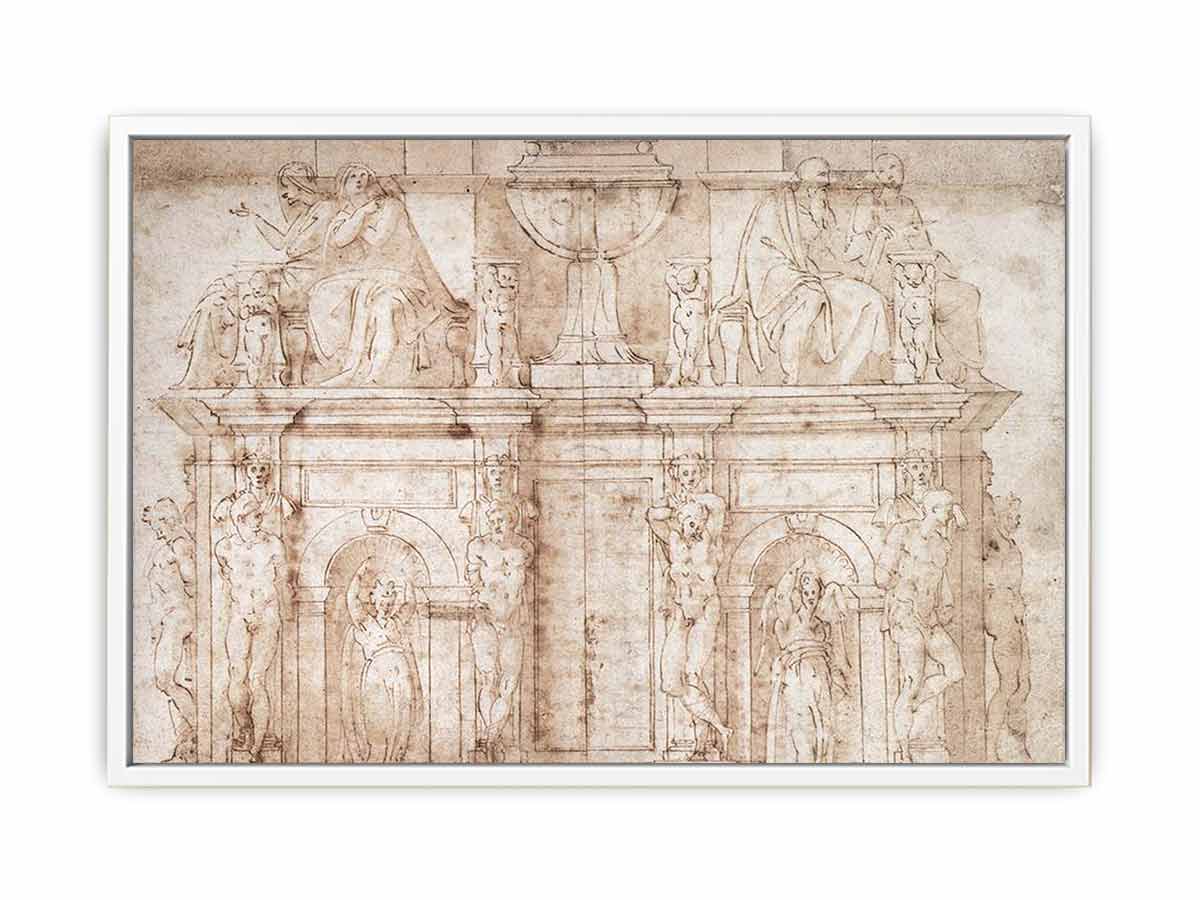 Michelangelo Buonarroti, 2nd design for Julius II tomb