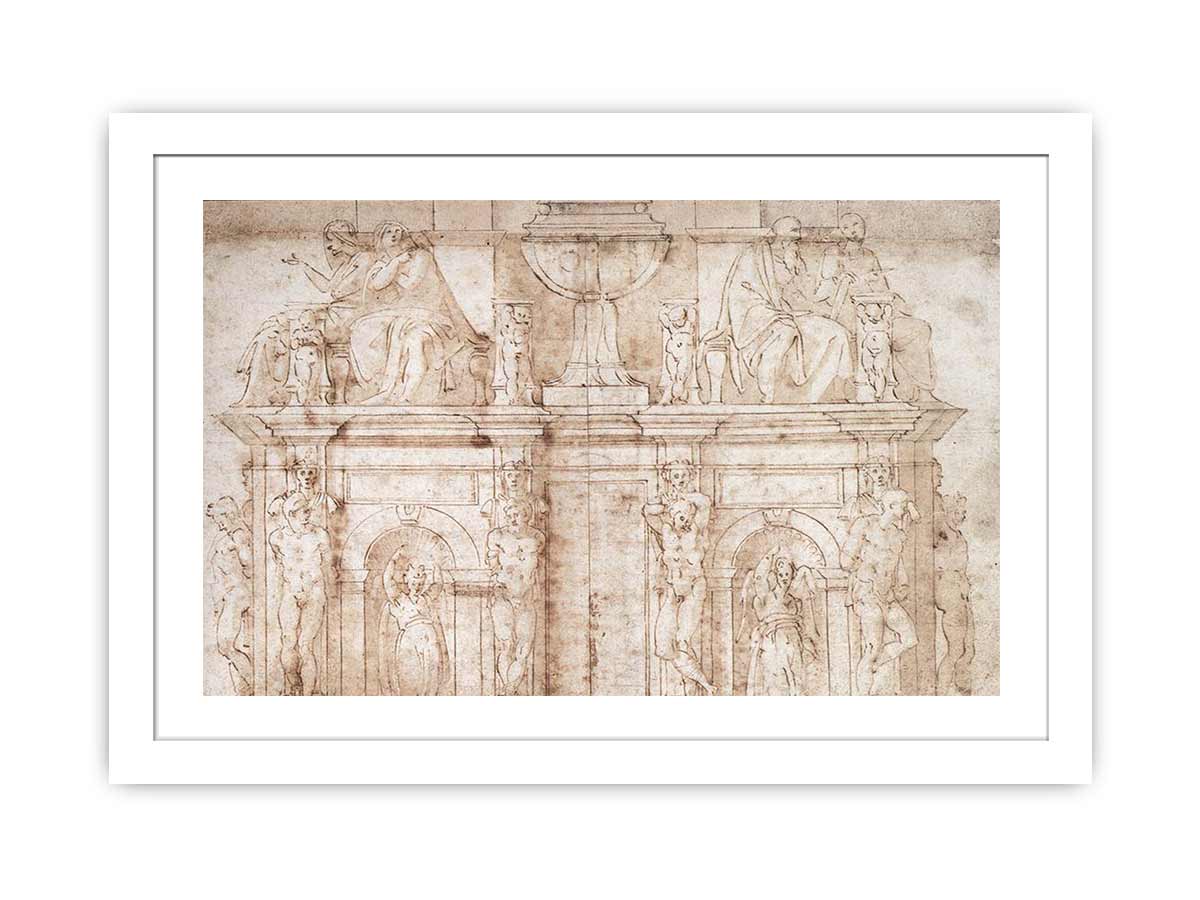 Michelangelo Buonarroti, 2nd design for Julius II tomb