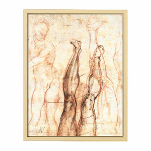 Studies for The Risen Christ (verso), 1518-19 By Michelangelo Buonarroti