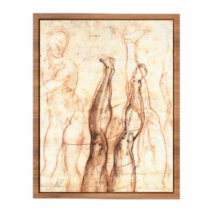 Studies for The Risen Christ (verso), 1518-19 By Michelangelo Buonarroti