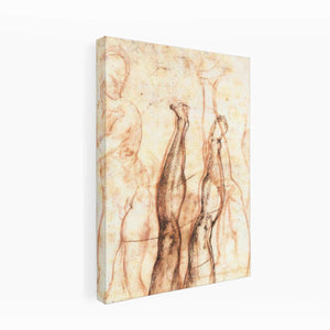 Studies for The Risen Christ (verso), 1518-19 By Michelangelo Buonarroti