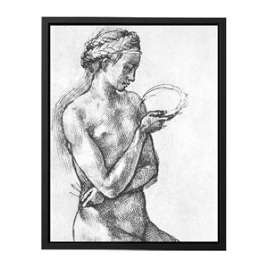 Nude Woman on her Knees By Michelangelo Buonarroti