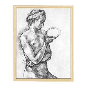 Nude Woman on her Knees By Michelangelo Buonarroti