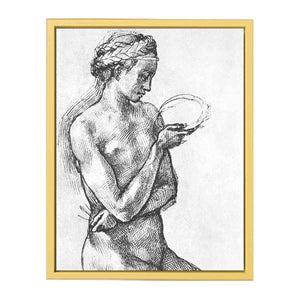 Nude Woman on her Knees By Michelangelo Buonarroti