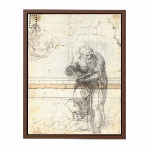 Study of a Prophet or Evangelist (verso), 1553-56 By Michelangelo Buonarroti