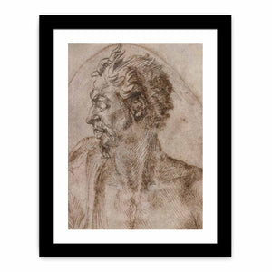 Head of a Satyr By Michelangelo Buonarroti